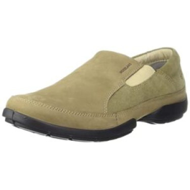 (First Copy) Woodland Men Cashew Brown Slip-On Shoes